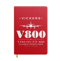 Thumbnail for Vickers Viscount 800 - Heritage - Notebook - Red