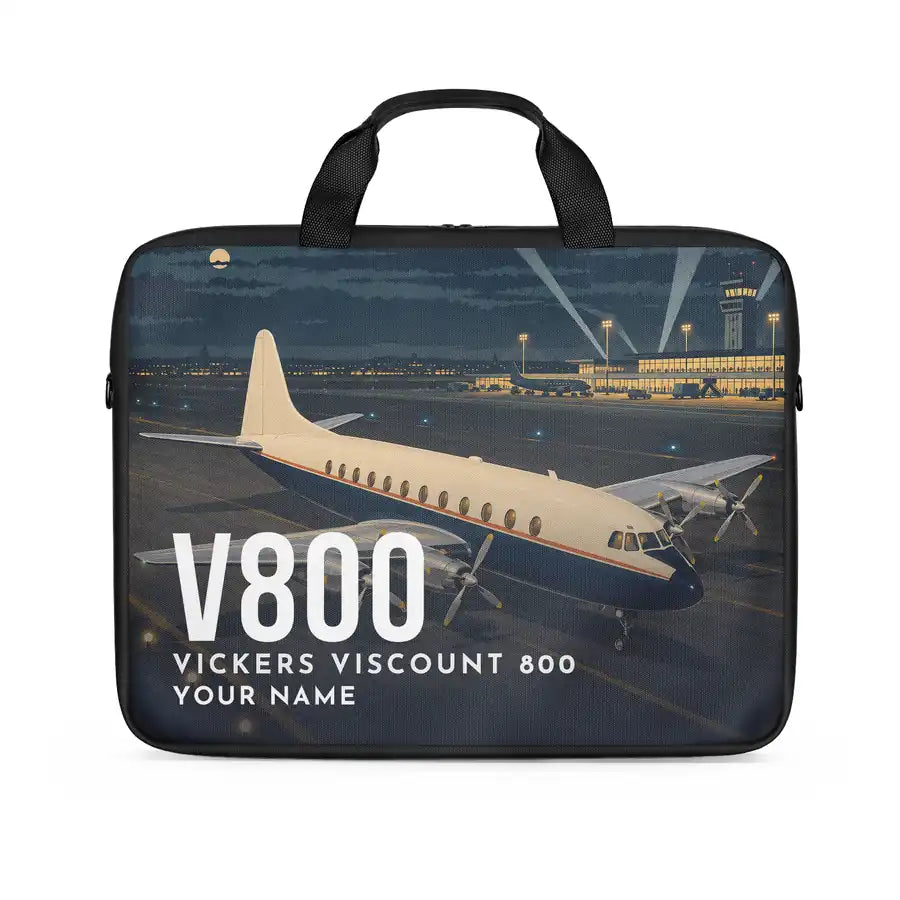 Vickers Viscount 800 - Laptop Bag + Name