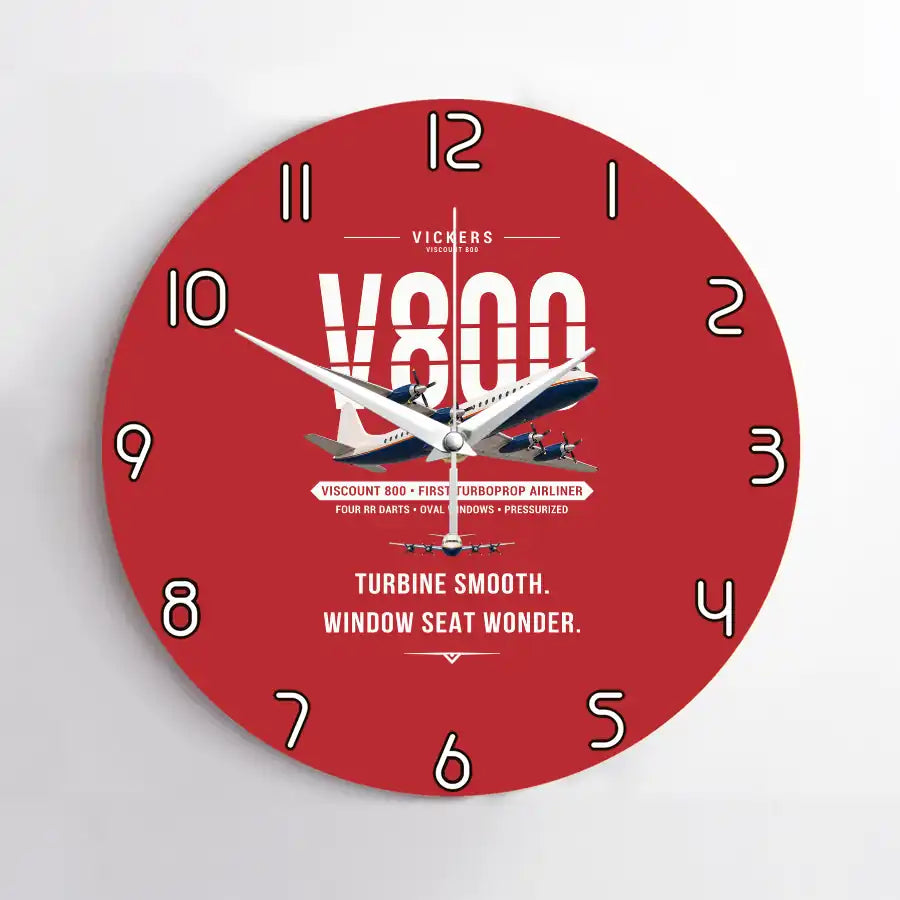 Vickers Viscount 800 - Original - No Frame - Red