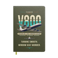 Thumbnail for Vickers Viscount 800 - Original - Notebook - Green Army