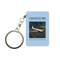 Thumbnail for Vickers Viscount 800 - Poster - Key Chain - Light Blue