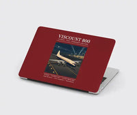 Thumbnail for Vickers Viscount 800 - Poster - MacBook Case - Dark Red