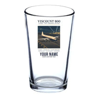 Thumbnail for Vickers Viscount 800 - Poster + Name - Beer & Water Glass