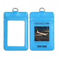 Thumbnail for Vickers Viscount 800 - Poster - ID Card Holder - Blue + Name