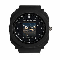 Thumbnail for Vickers Viscount 800 - Poster + Name - Rubber Strap - Black