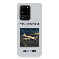 Thumbnail for Vickers Viscount 800 - Poster + Name - Samsung Case - Light Gray