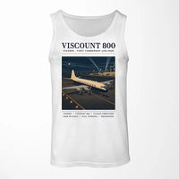 Thumbnail for Vickers Viscount 800 - Poster - Tank Top - White