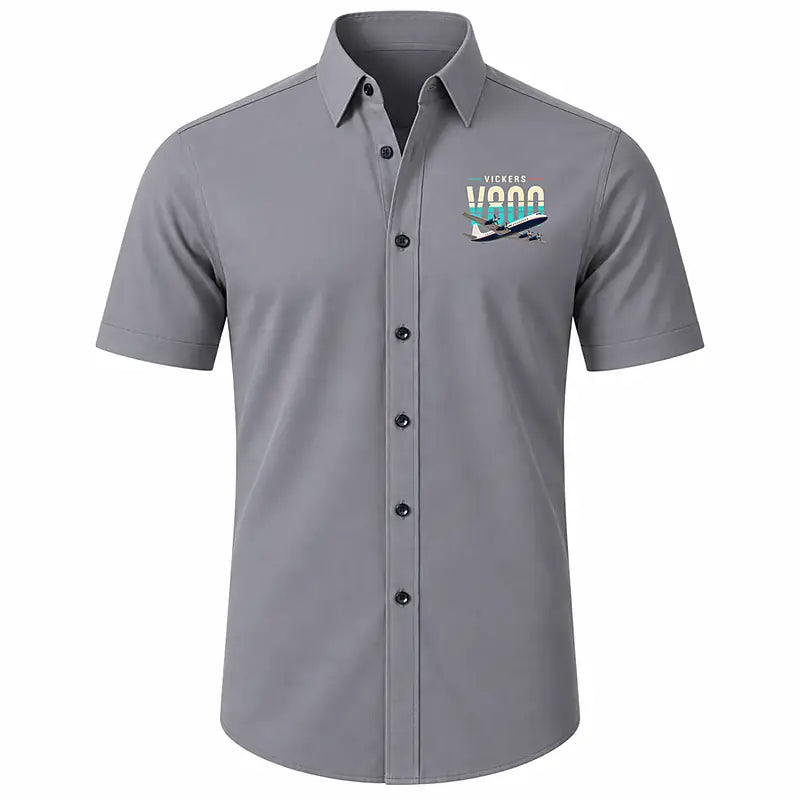 Vickers Viscount 800 - Short Sleeve Shirt - Original - Gray
