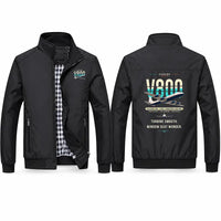 Thumbnail for Vickers Viscount 800 Stylish Jackets - Stand Collar - Original - Black