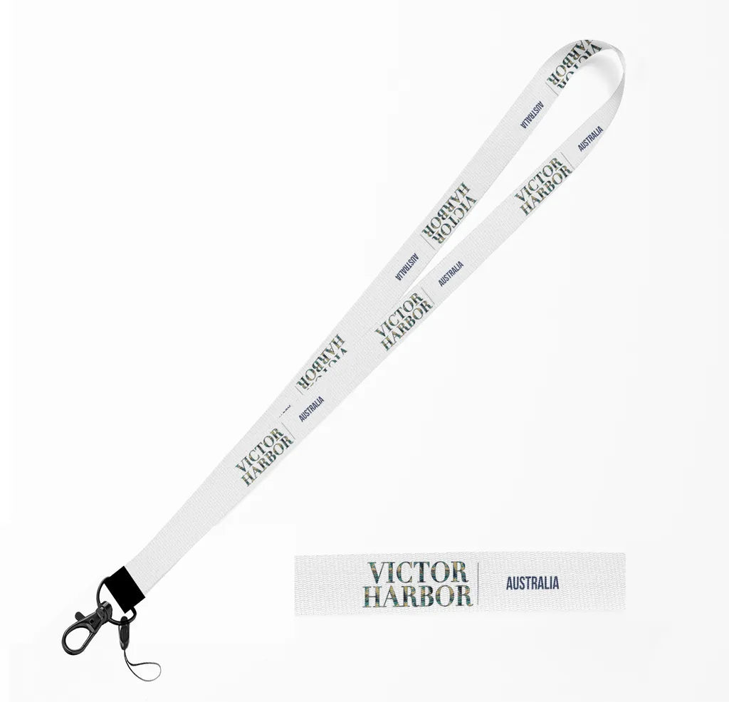 Victor Harbor City Series lanyard - white