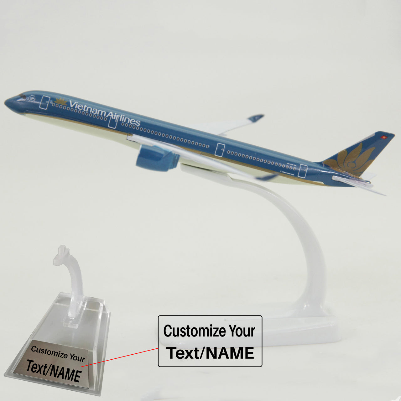 Vietnam Airlines Airbus A350 Airplane Model (16CM)