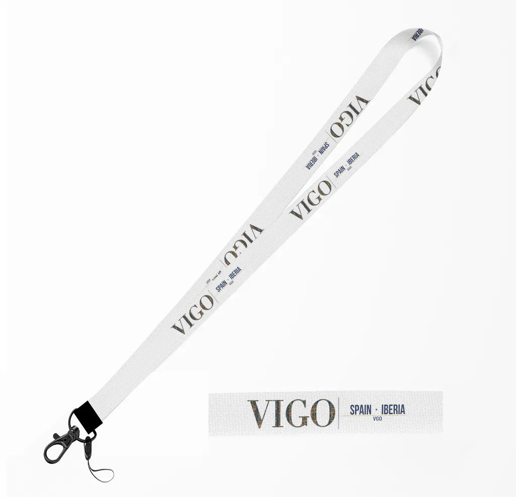 Vigo City Series lanyard - white