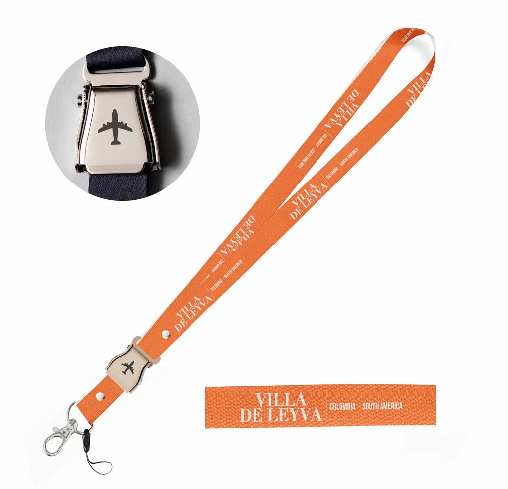Villa de Leyva City Series seat belt lanyard - orange