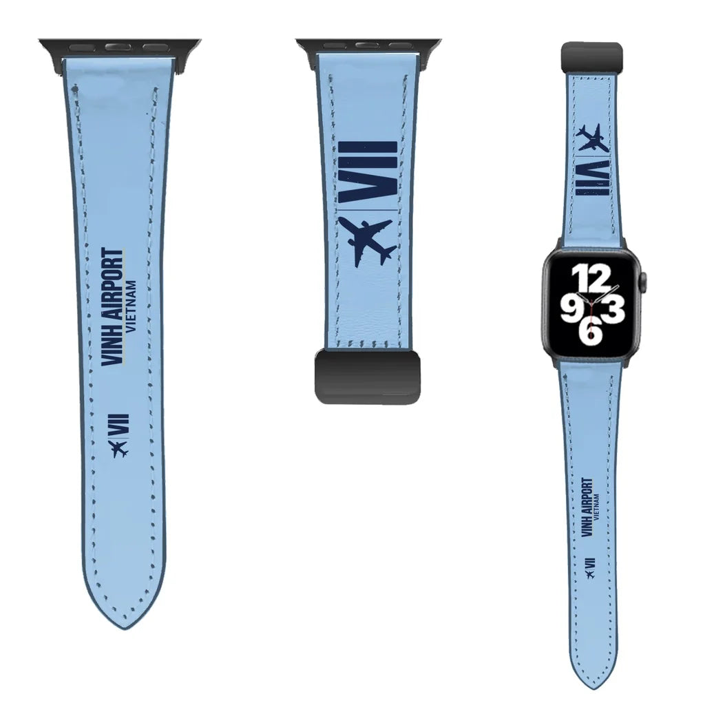 WBV6 | Vinh International Airport VII | Leather - Light Blue