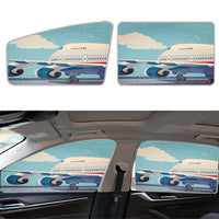 Thumbnail for Vintage Boeing 747 Designed Car Sun Shade (Side window)
