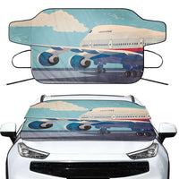Thumbnail for Vintage Boeing 747 Designed Car Windshield Snow Covers