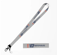 Thumbnail for Viracopos International Airport (VCP) lanyard - light gray