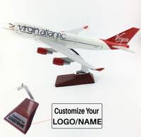Thumbnail for Virgin Atlantic Boeing 747 Airplane Model (Handmade Special Edition 45CM)