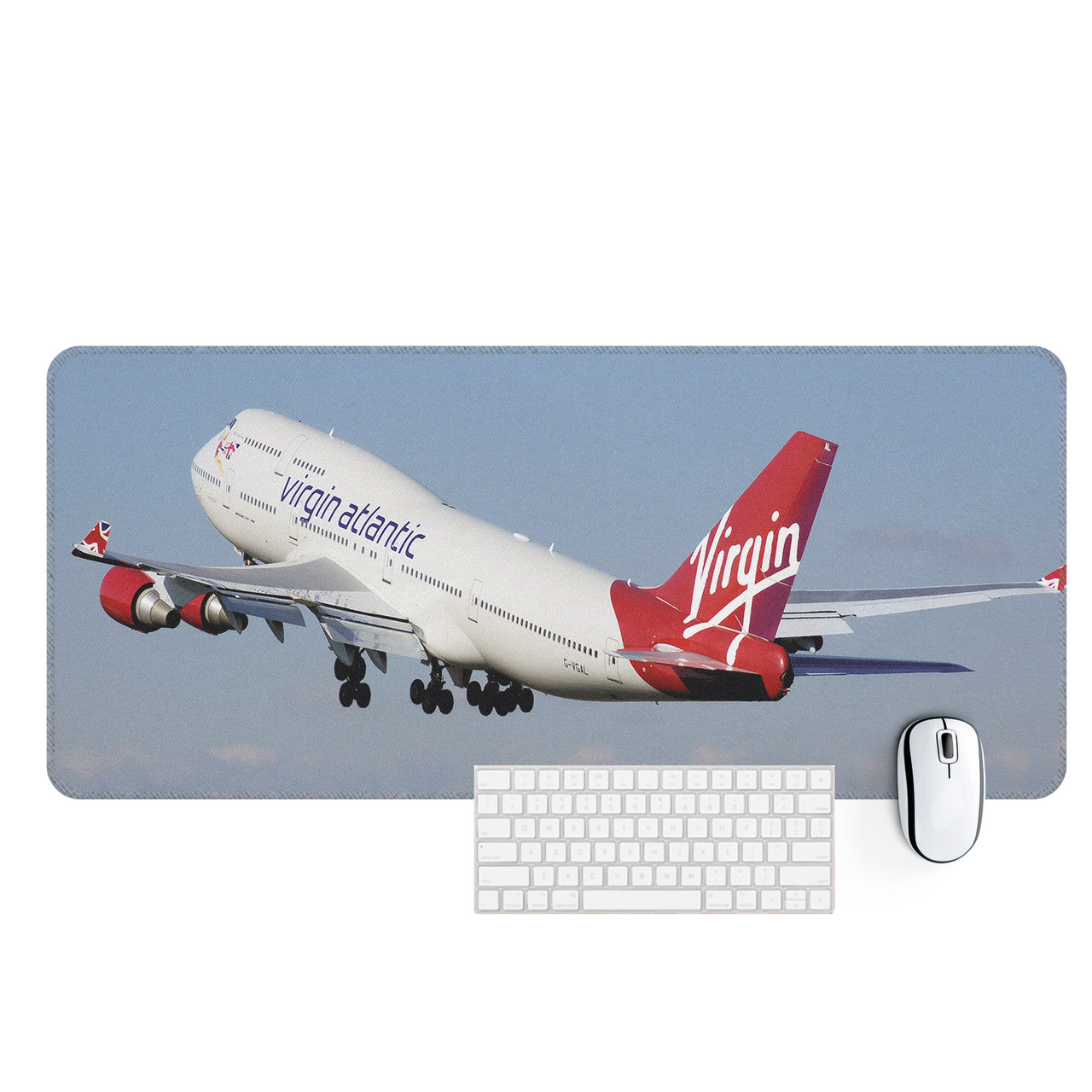 Virgin Atlantic Boeing 747 Designed Desk Mats