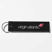 Thumbnail for Virgin Atlantic Airlines Crew & Staff Tag Key Chains - Black