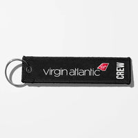 Thumbnail for Virgin Atlantic Airlines Crew & Staff Tag Key Chains - Black - Crew
