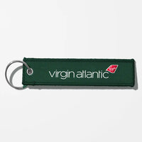 Thumbnail for Virgin Atlantic Airlines Crew & Staff Tag Key Chains - Dark Green