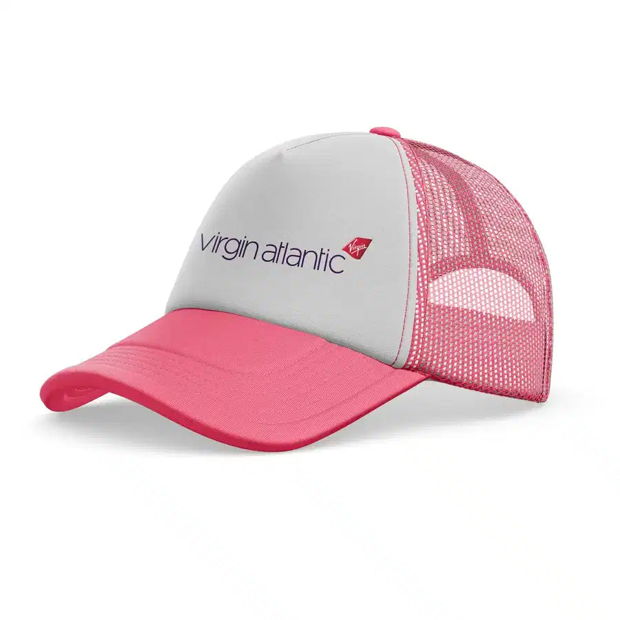 Virgin Atlantic Airlines trucker cap - pink