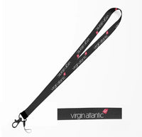 Thumbnail for Virgin Atlantic Airlines lanyard - black