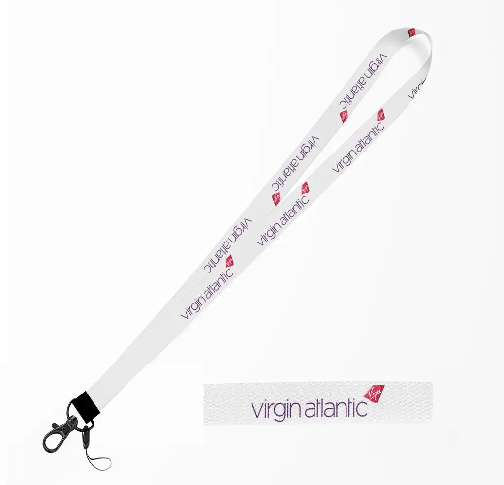 Virgin Atlantic Airlines lanyard - white