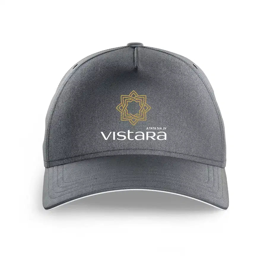 Vistara Airlines printed hat - gray