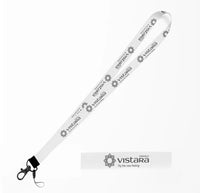 Thumbnail for Vistara Airlines lanyard - white