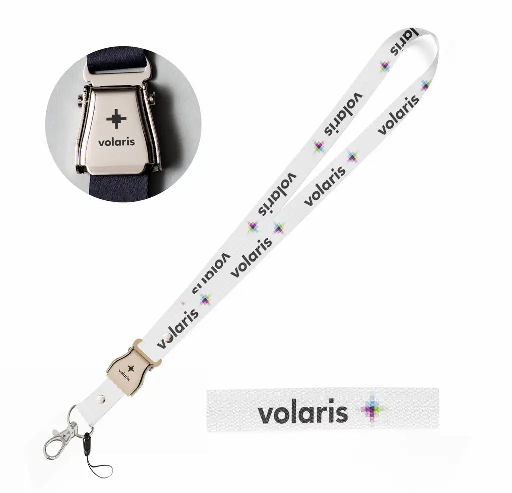 Volaris seat belt lanyard - white