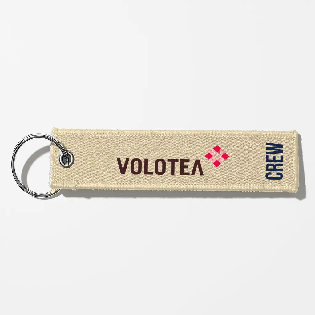 Volotea Airlines Crew & Staff Tag Key Chains - Beige - Crew