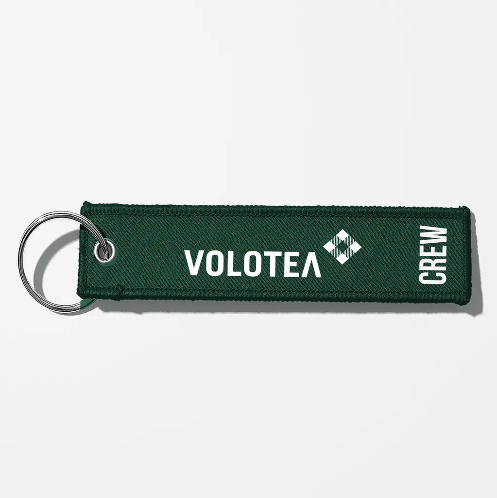 Volotea Airlines Crew & Staff Tag Key Chains - Dark Green - Crew