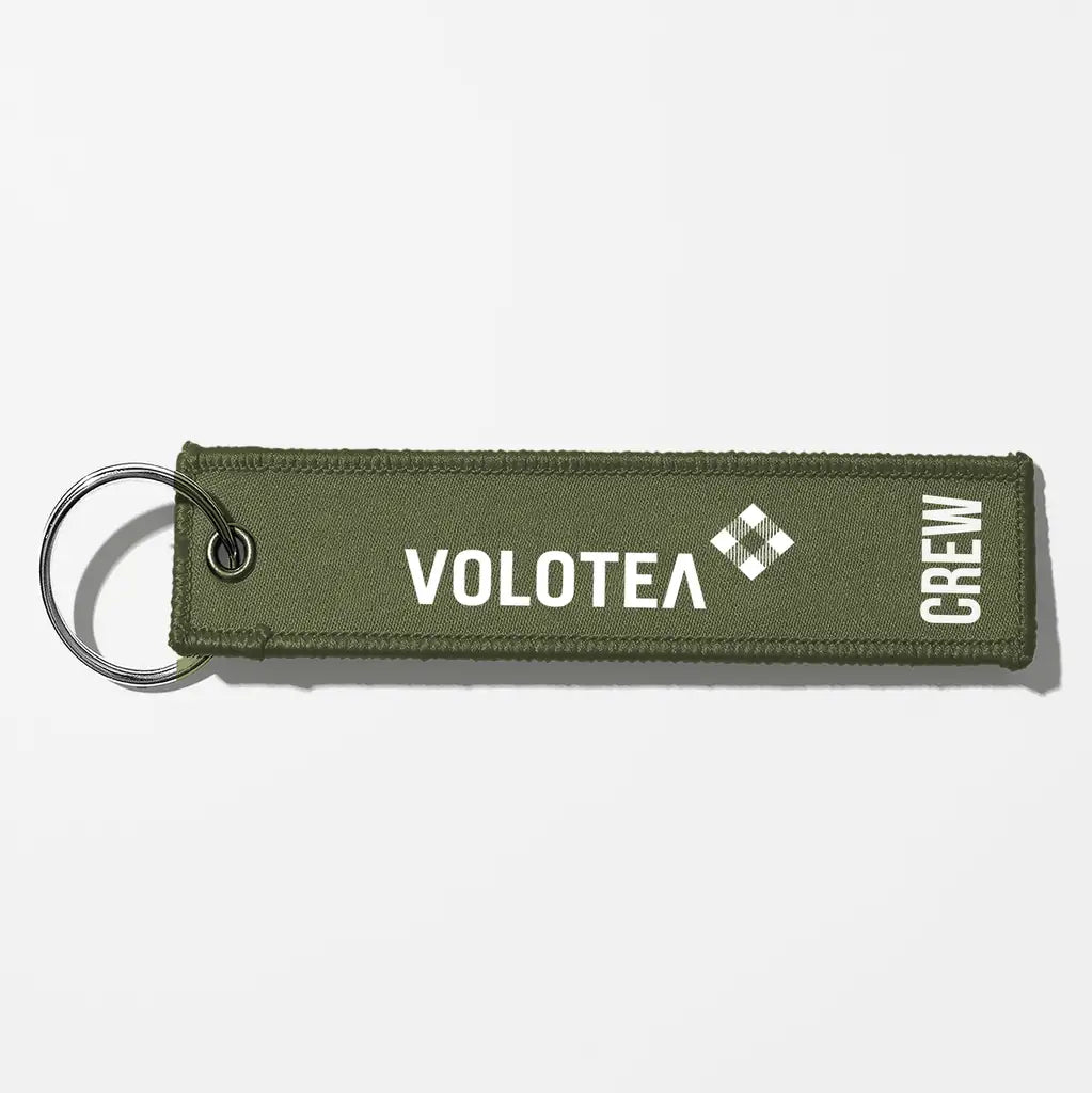 Volotea Airlines Crew & Staff Tag Key Chains - Green Army - Crew
