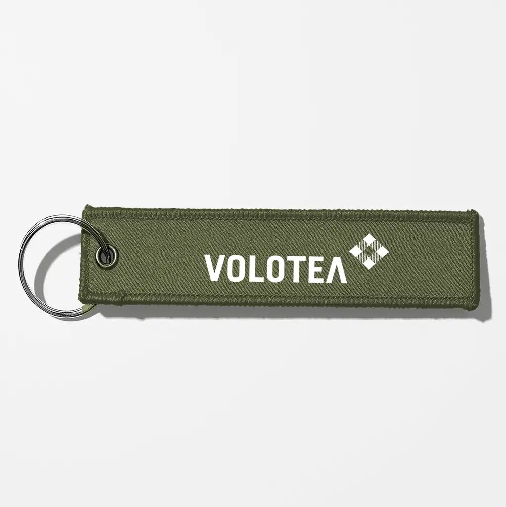 Volotea Airlines Crew & Staff Tag Key Chains - Green Army