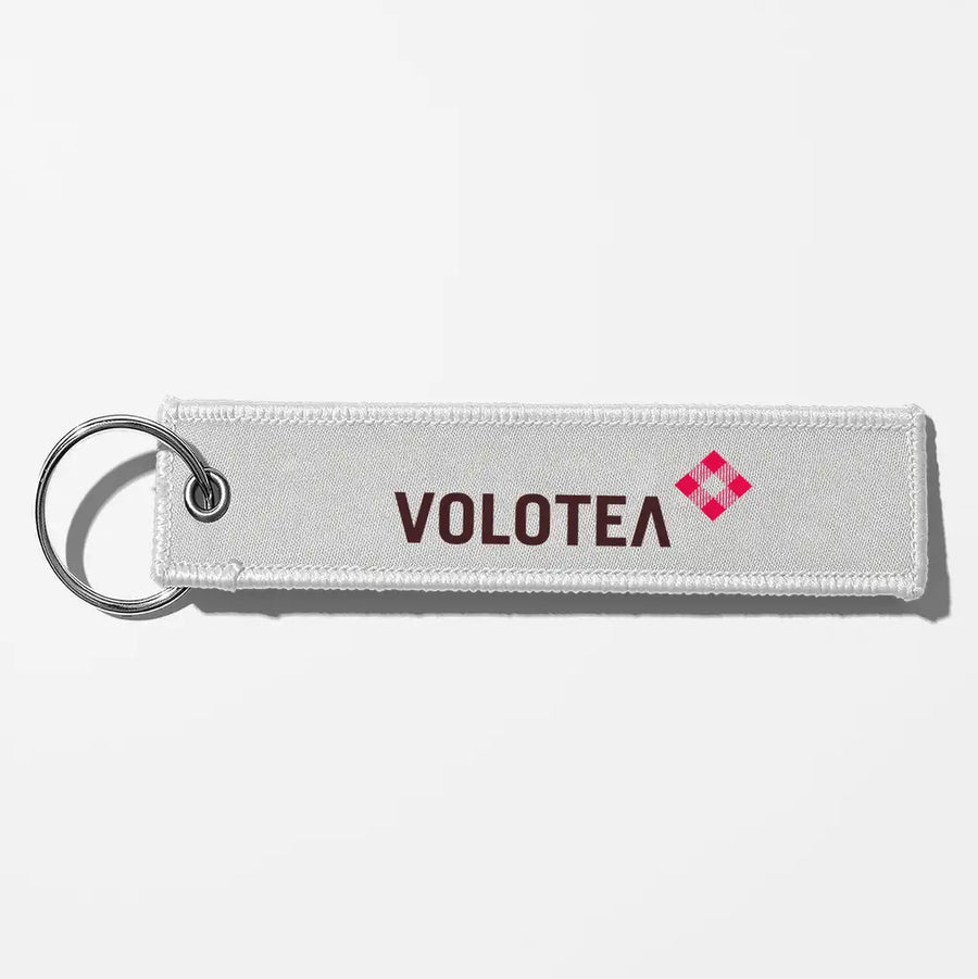 Volotea Airlines Crew & Staff Tag Key Chains - White