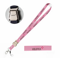 Thumbnail for Volotea Airlines seat belt lanyard - pink