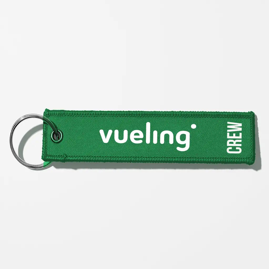 Vueling Airlines Crew & Staff Tag Key Chains - Green - Crew
