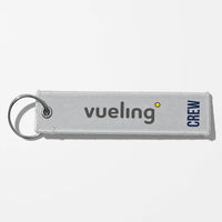 Thumbnail for Vueling Airlines Crew & Staff Tag Key Chains - Light Gray - Crew