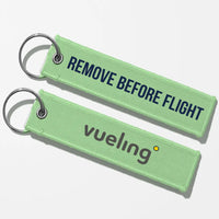 Thumbnail for Vueling Airlines Crew & Staff Tag Key Chains - Light Green - Remove Before Flight