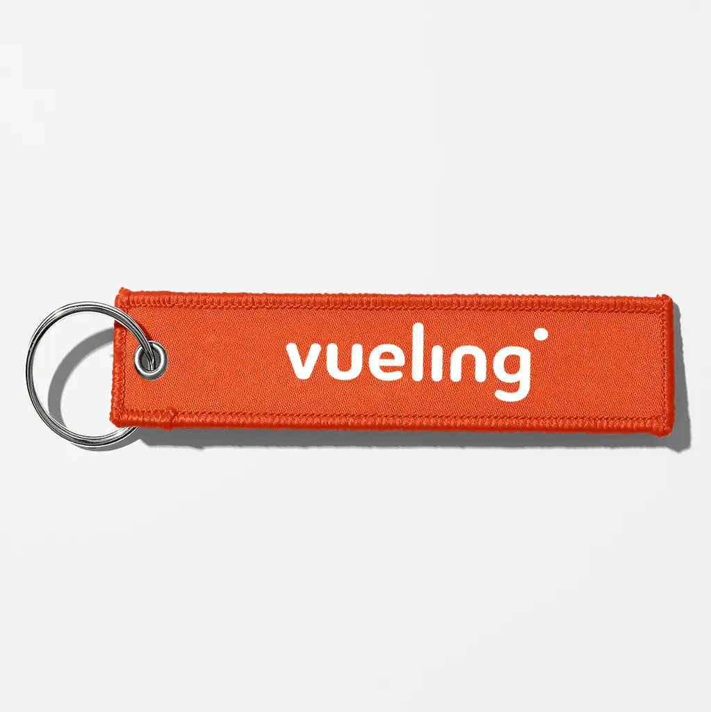 Vueling Airlines Crew & Staff Tag Key Chains - Orange