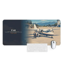 Thumbnail for Vulcanair P.68 - 3D + Name - Desk Mat - Full Print