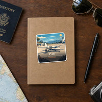 Thumbnail for Vulcanair P.68 - 3D + Name - Square Sticker - Notebook