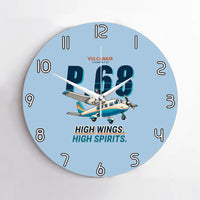 Thumbnail for Vulcanair P.68 - Cartoon - No Frame - Light Blue