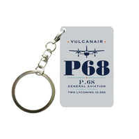 Thumbnail for Vulcanair P.68 - Heritage - Key Chain - Light Gray