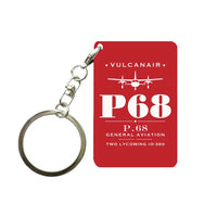 Thumbnail for Vulcanair P.68 - Heritage - Key Chain - Red