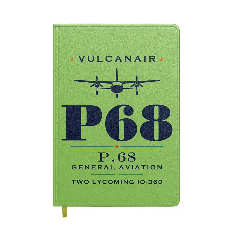 Vulcanair P.68 - Heritage - Notebook - Light Green