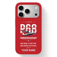 Thumbnail for Vulcanair P.68 - Original + Name - MagSafe iPhone 17 Pro - Red