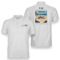 Thumbnail for Vulcanair P.68 - Poster - Double-Side Polo - White